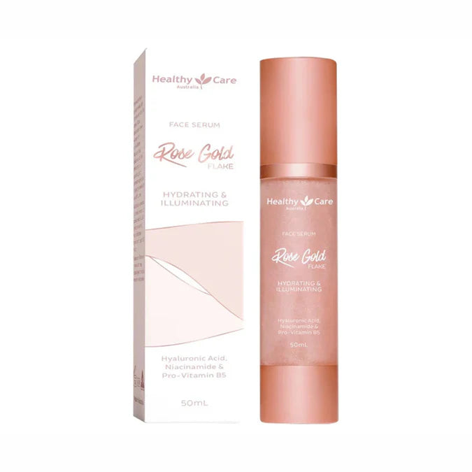 Healthy Care Rose Gold Flake Serum 50ml with packaging