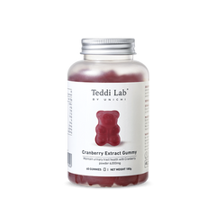 Teddi Lab by Unichi Cranberry Extract Gummy 60 Gummies bottle front product image