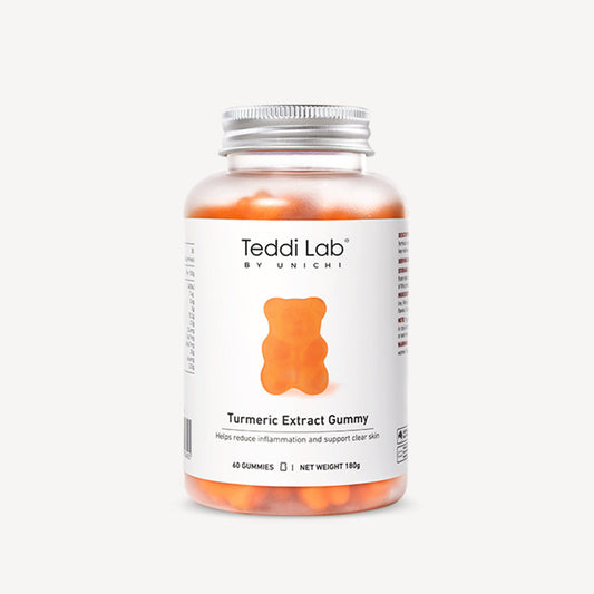 Teddi Lab by Unichi Turmeric Extract Gummy 60 Gummies bottle front product image