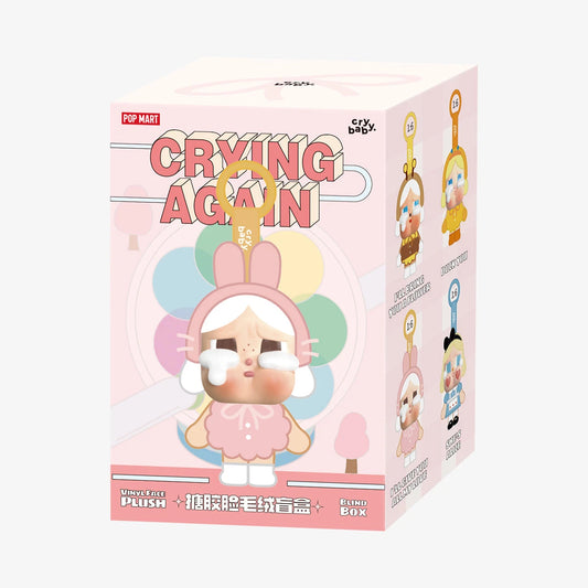 POP MART CRYBABY Crying Again Series Vinyl Face Plush Single Blind Box