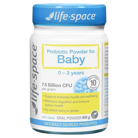 Life-Space Probiotic Powder for Baby 60g front product packaging