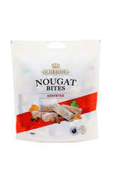 Golden Boronia Nougat Bites Assorted 400g product packaging