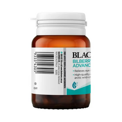 Blackmores Bilberry Eye Support Advanced Side Lable
