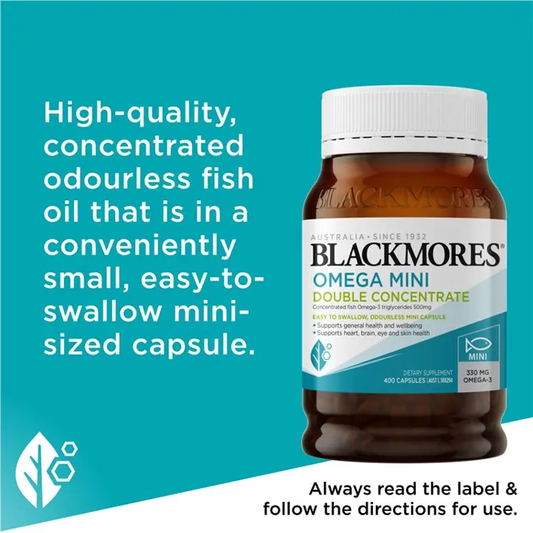 Blackmores Omega Mini Double Concentrate Benefits