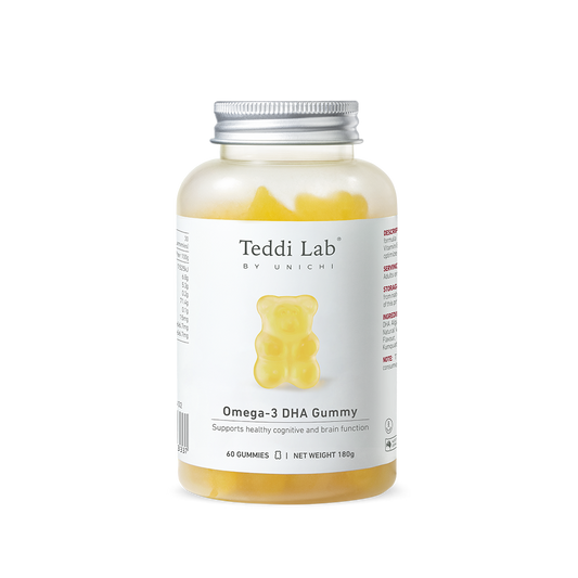 Teddi Lab by Unichi Omega-3 DHA Gummy 60 Gummies bottle front product image