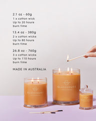 Glasshouse Fragrances candle product features image