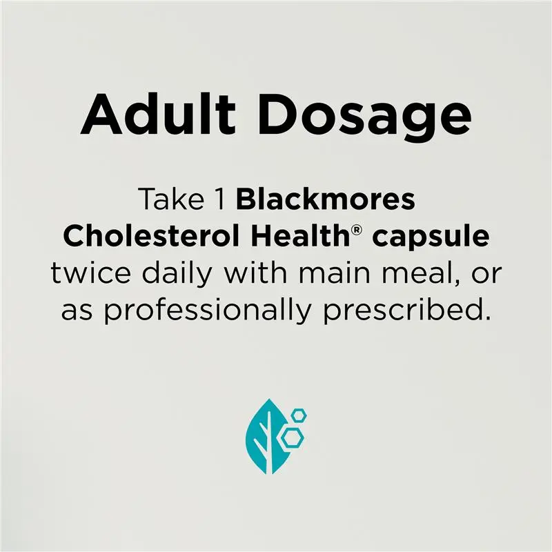 How to take Blackmores Cholesterol Health 60 Capsules