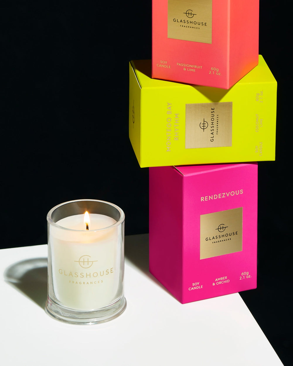 Glasshouse Fragrances Montego Bay Rhythm 60g Scented Candle lifestyle image