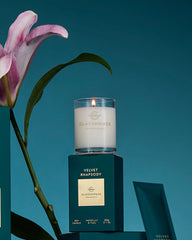 Glasshouse Fragrances Velvet Rhapsody 60g Scented Candle lifestyle image