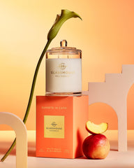 Glasshouse Fragrances Sunsets in Capri 380g scented candle lifestyle image
