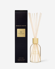 Glasshouse Fragrances Arabian Nights 250mL Fragrance Diffuser with packaging and reeds
