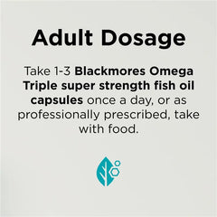 Blackmores Omega Triple Dosage Guide