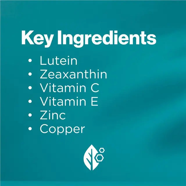 Blackmores Macu-Vision Plus Key Ingredients Lutein Zeaxanthin Vitamins C E Zinc Copper