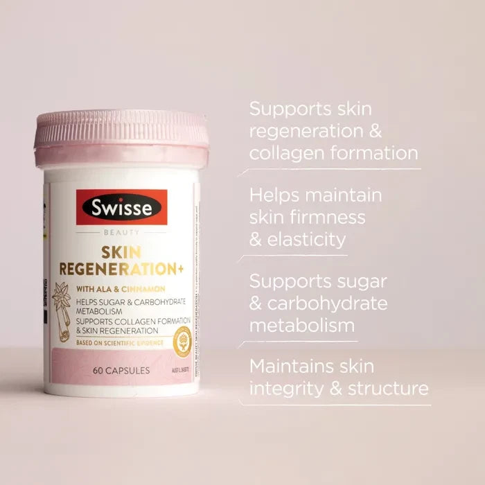 Swisse Beauty Skin Regeneration infographic