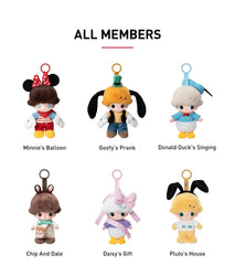 DIMOO WORLD × DISNEY Series vinyl plush keychain designs