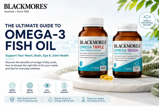 Blackmores Omega Triple and Omega Brain fish oil comparison guide