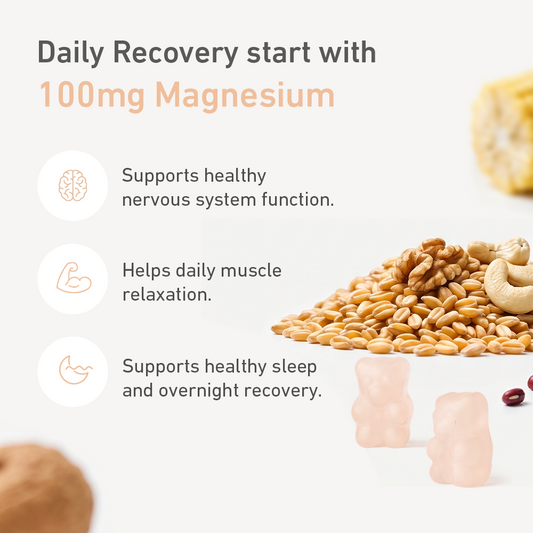 Teddi Lab by Unichi Magnesium Gummy 60 Gummies product benefits image