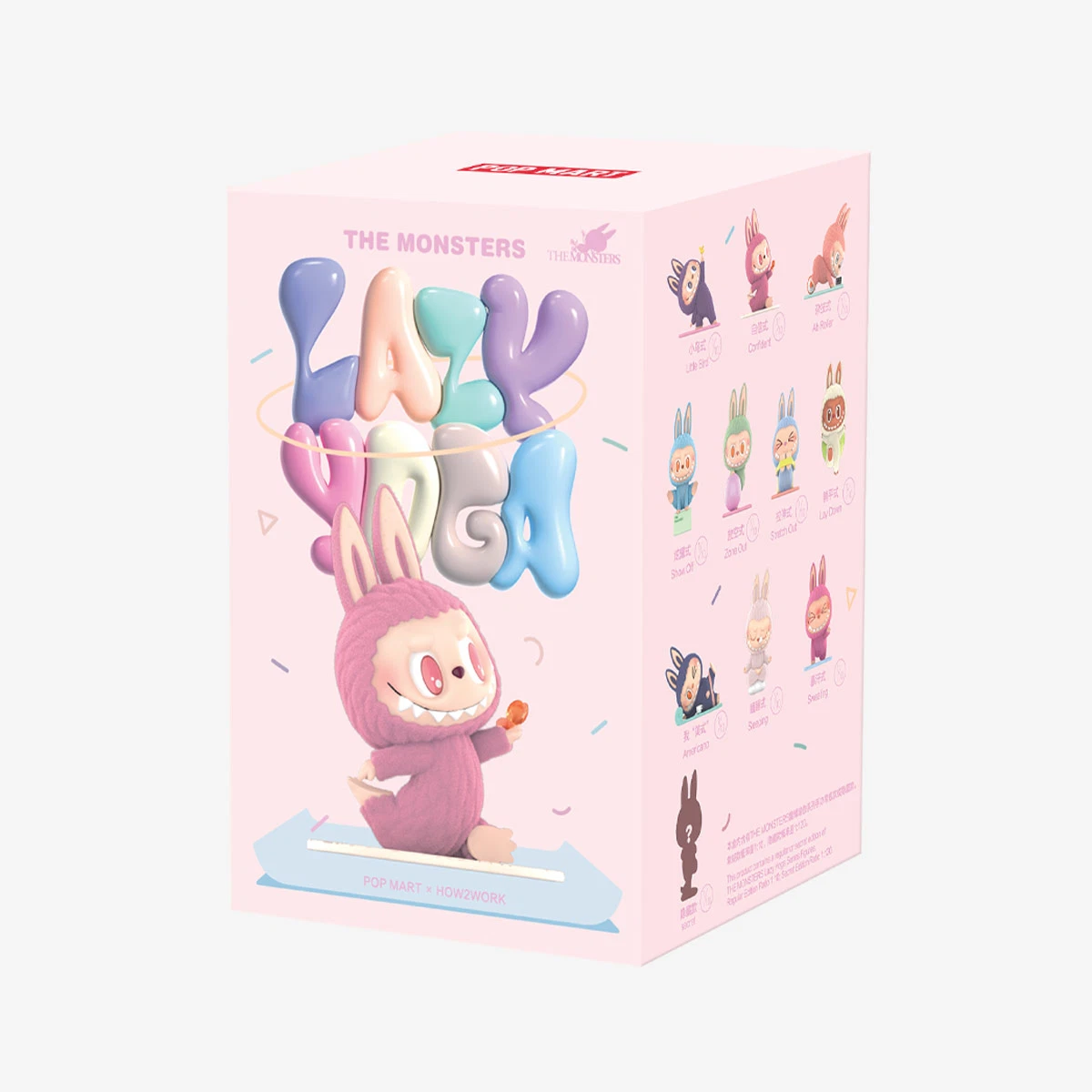 POP MART Labubu THE MONSTERS Lazy Yoga Series Figures Single Blind Box (Random)