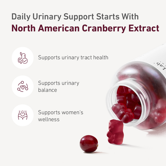 Teddi Lab by Unichi Cranberry Extract Gummy 60 Gummies product benefits image