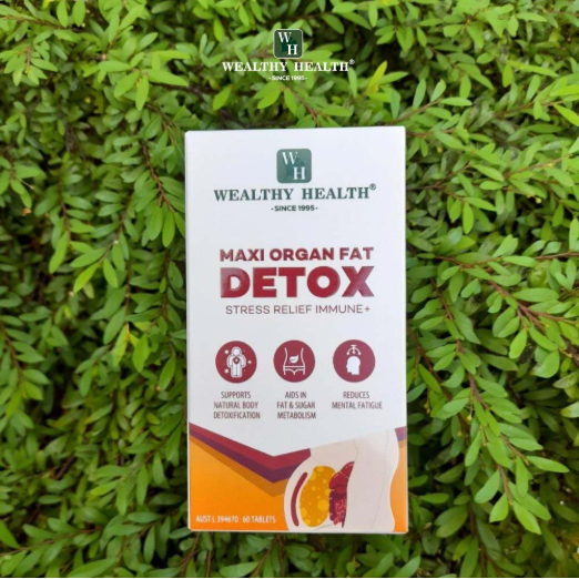 Wealthy Health Maxi Organ Fat Detox 60 Tablets packaging