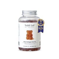 Teddi Lab by Unichi Rose Collagen Gummy 60 Gummies bottle front product image
