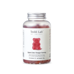 Teddi Lab by Unichi Apple Cider Vinegar Gummy 60 Gummies bottle front product image