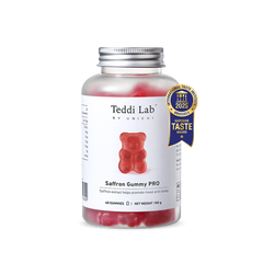 Teddi Lab by Unichi Saffron Gummy PRO 60 Gummies bottle front product image
