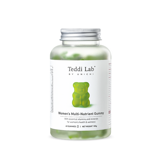 Teddi Lab by Unichi Women's Multi-Nutrient Gummy 60 Gummies bottle front product image