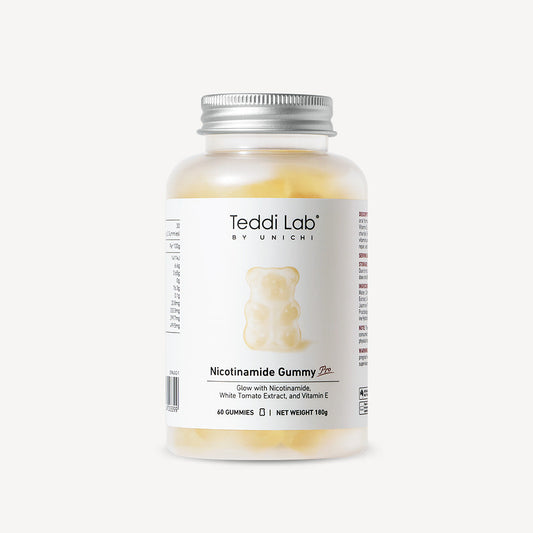 Teddi Lab by Unichi Nicotinamide Gummy Pro 60 Gummies bottle front product image