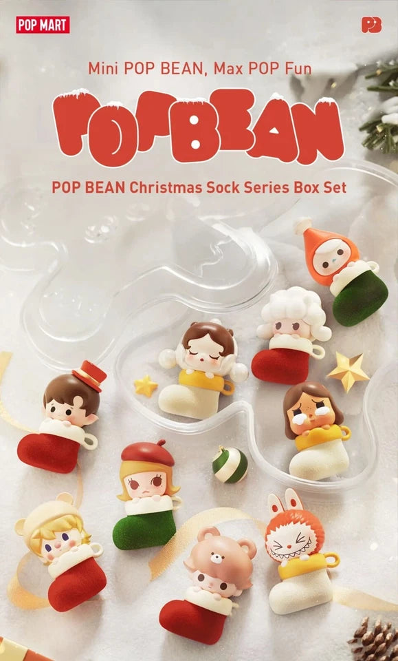 POP MART POP BEAN Christmas Sock Series Box Set