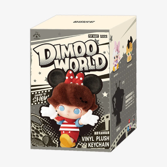 POP MART DIMOO WORLD × DISNEY Series Vinyl Plush Keychain Blind Box