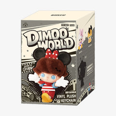 POP MART DIMOO WORLD × DISNEY Series Vinyl Plush Keychain Blind Box