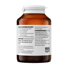 Blackmores Macu-Vision 150 Tablets Back Label