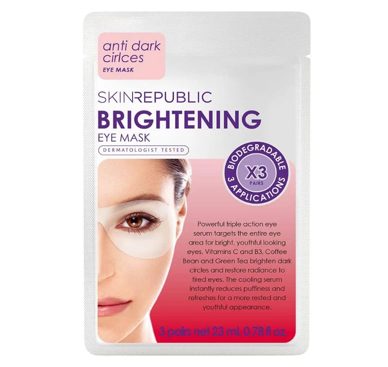 Skin Republic Vitamin C Brightening Eye Mask 3 Pairs (10 Pack)
