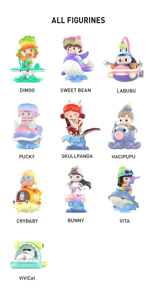 POP MART Water Party Series Figures Single Blind Box (Random)