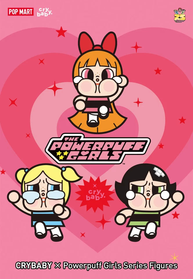 POP MART CRYBABY × Powerpuff Girls Series Figures Single Blind Box (Random)