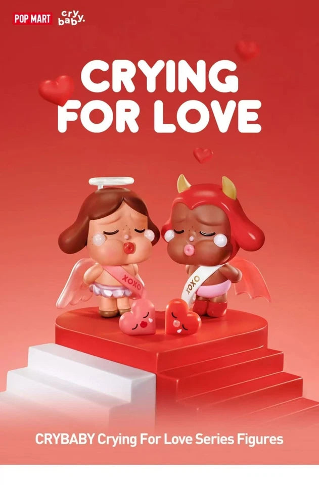 POP MART CRYBABY Crying For Love Series Figures Single Blind Box (Random)