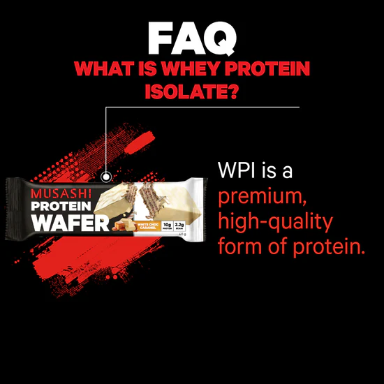 Musashi Protein Wafer-White Chocolate Caramel 40g*12