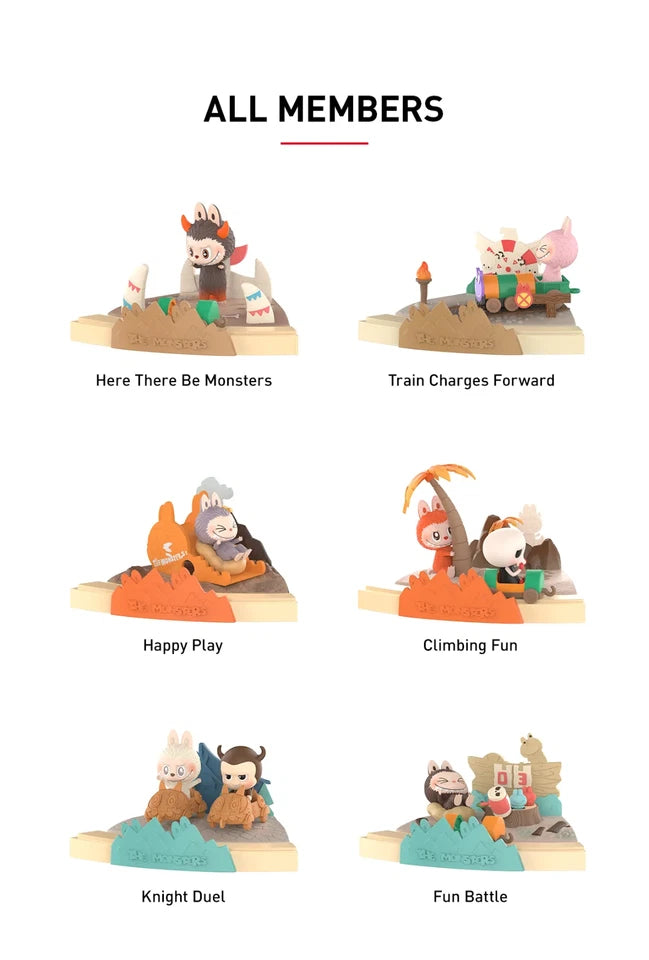 POP MART LABUBU THE MONSTERS Playing Games Series Single Blind Box (Random)