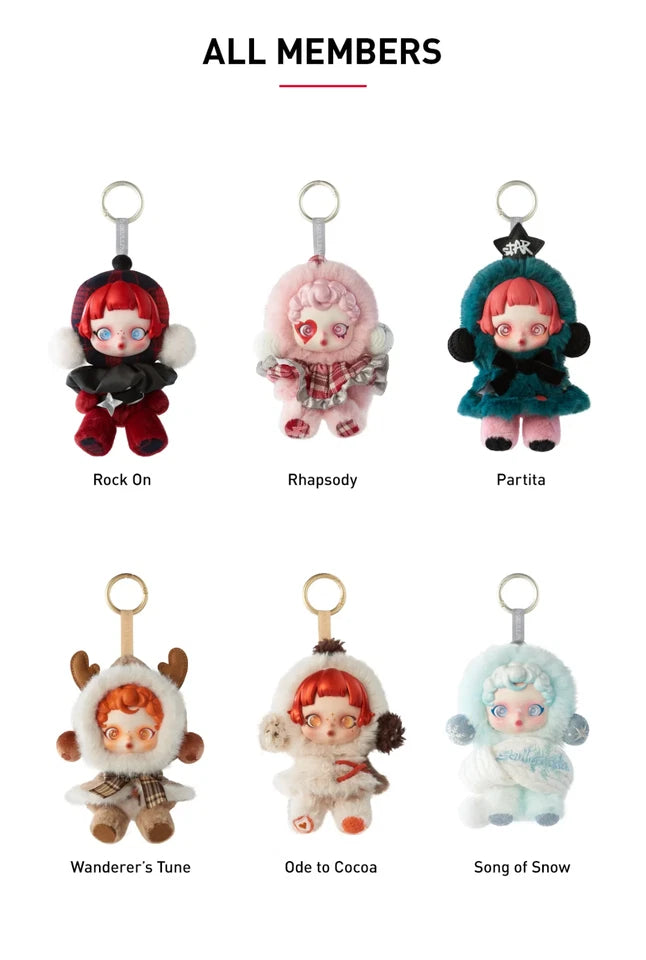 POP MART SKULLPANDA Winter Symphony Series Plush Single Blind Box (Random)