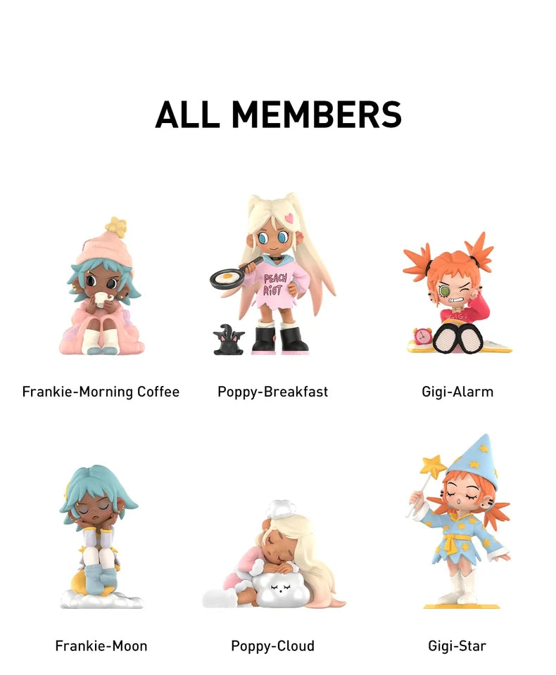 POP MART Lil Peach Riot Sleepover Series Figures Single Blind Box (Random)