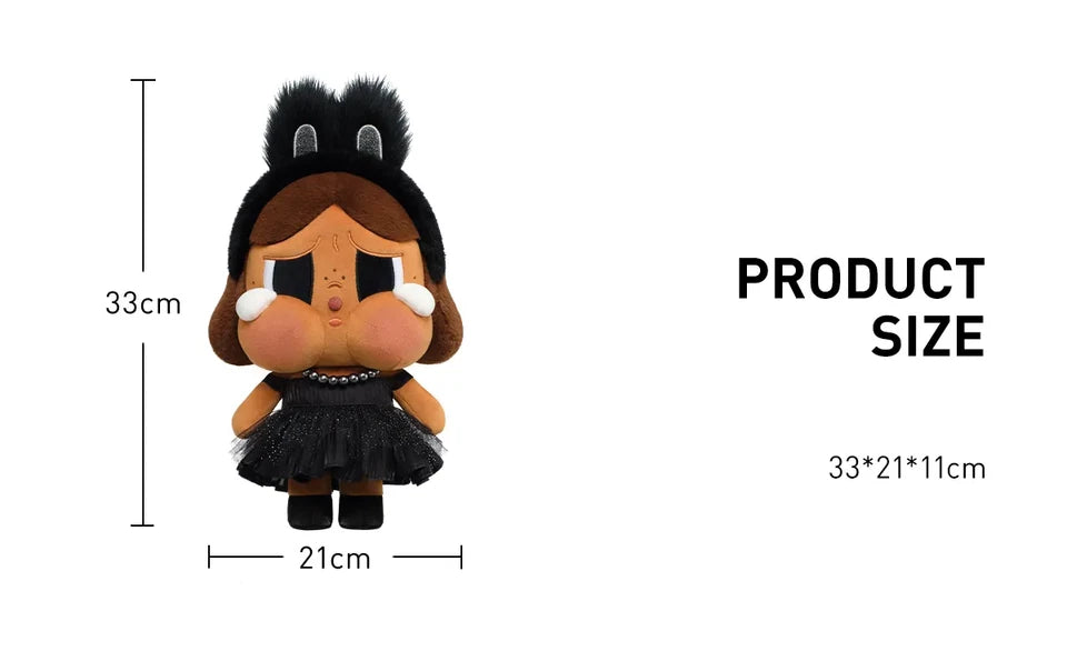 POP MART CRYBABY SHINY SHINY SERIES-Plush Doll (Black)