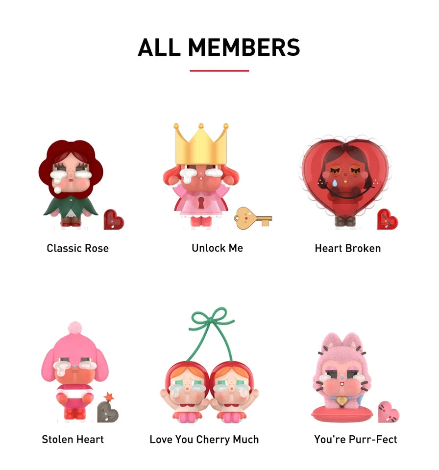 POP MART CRYBABY Crying For Love Series Figures Single Blind Box (Random)