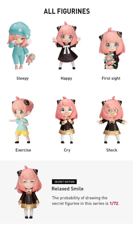 POP MART Spy × Family Anya's Daily Life Series Figures Single Blind Box (Random)