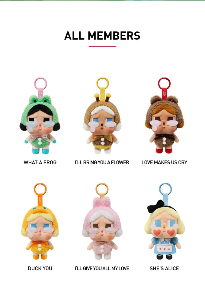 POP MART CRYBABY Crying Again Series vinyl face plush character collection