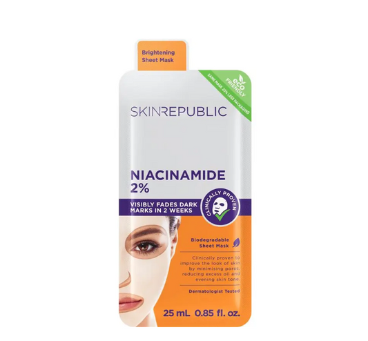 Skin Republic Niacinamide 2% Biodegradable Sheet Mask 25ml