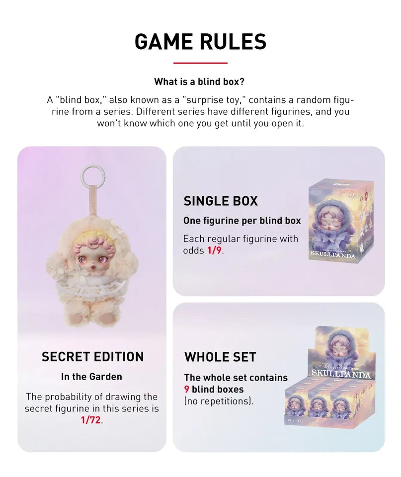 POP MART SKULLPANDA L'impressionnisme Series blind box information