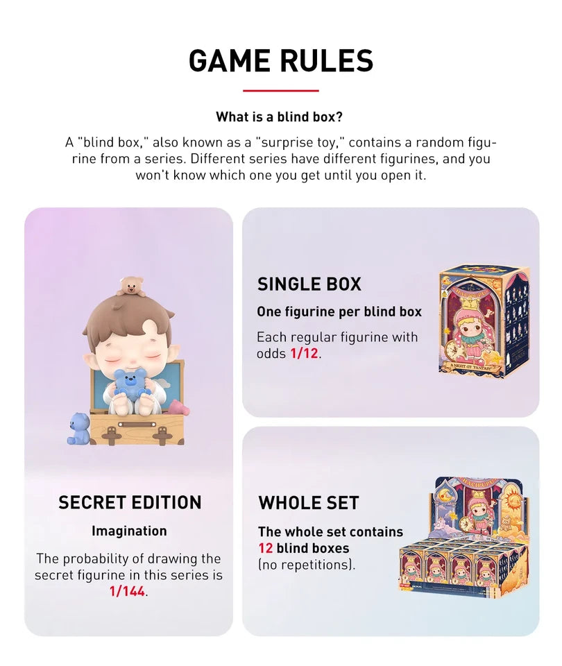 POP MART HACIPUPU A Night of Fantasy Series Figures Single Blind Box (Random)