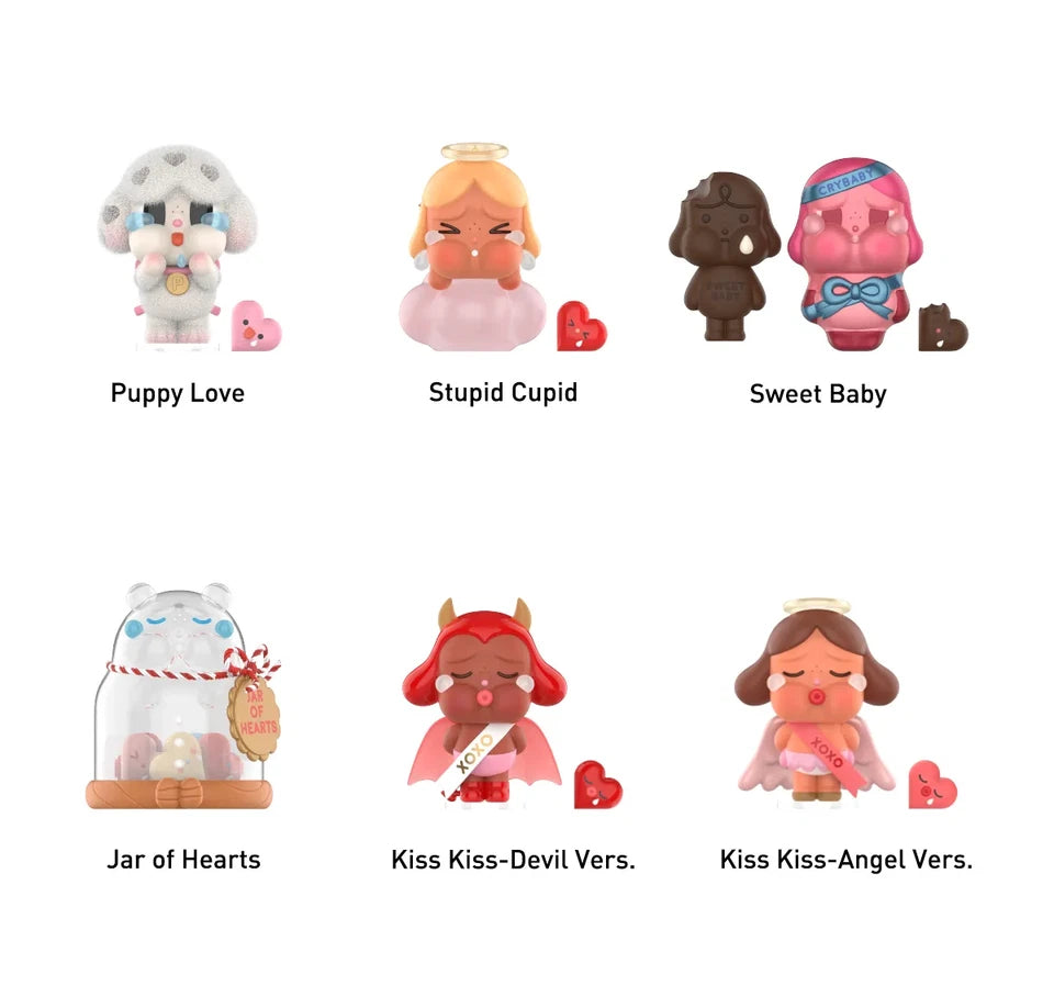 POP MART CRYBABY Crying For Love Series Figures Single Blind Box (Random)