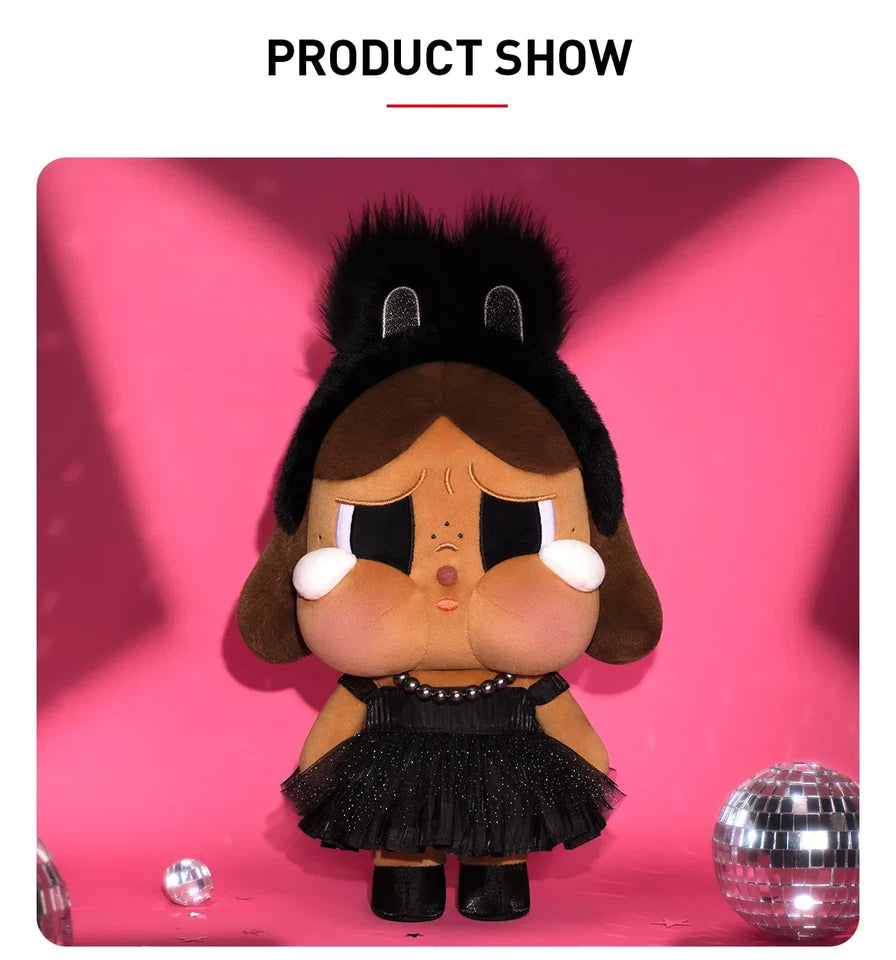 POP MART CRYBABY SHINY SHINY SERIES-Plush Doll (Black)